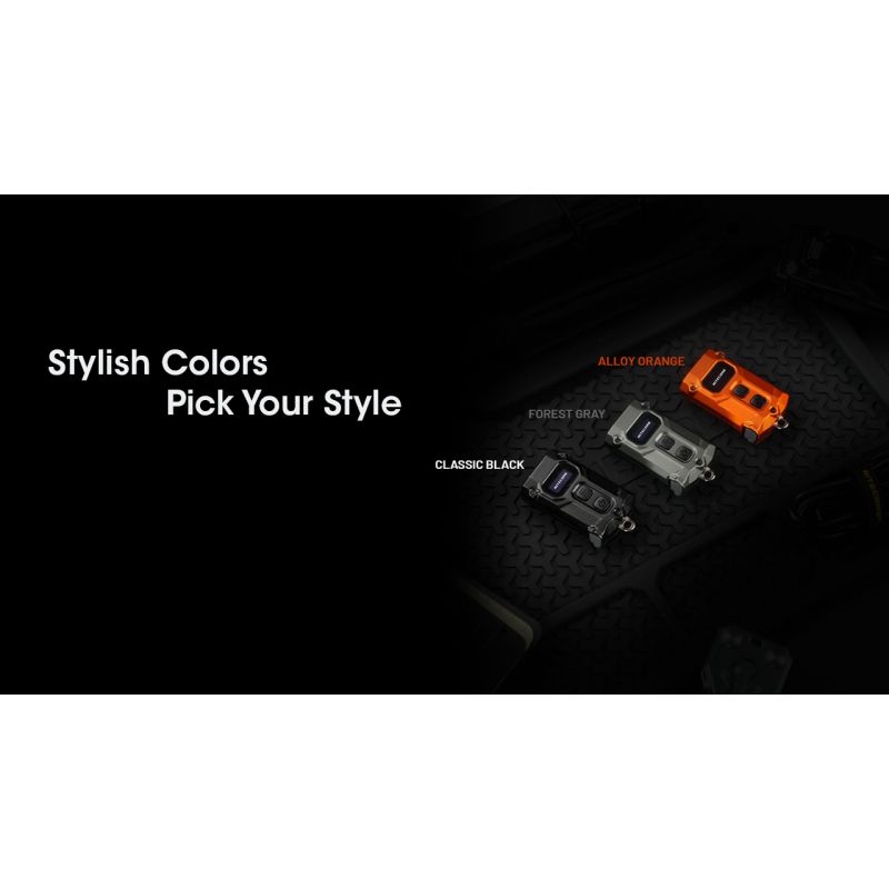 NITECORE TINI3 Lampe Porte-Clés 600 Lumens Ultra-Compacte Rechargeable pour Éclairage Quotidien et Exploration