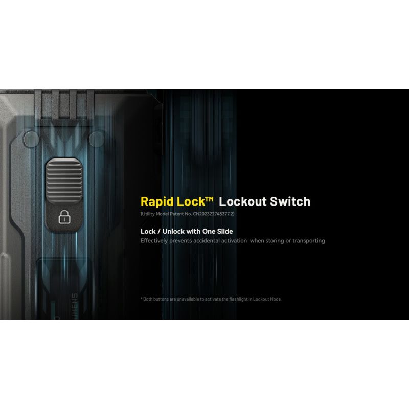 NITECORE EDC37 8000LM USB-C Lampe de Poche Rechargeable - Ultraluminosité & EDC Tactique