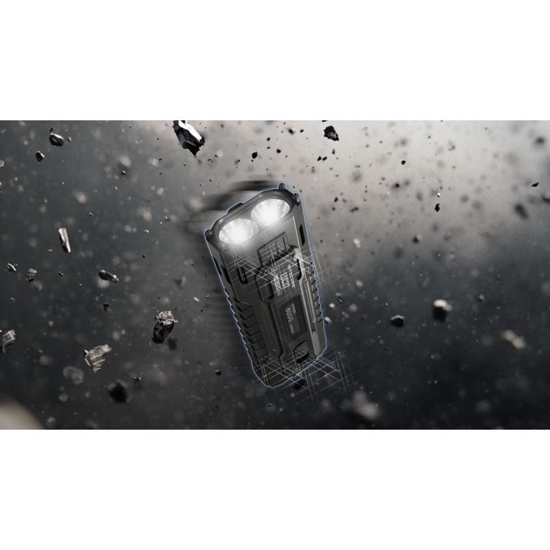 NITECORE EDC37 8000LM USB-C Lampe de Poche Rechargeable - Ultraluminosité & EDC Tactique