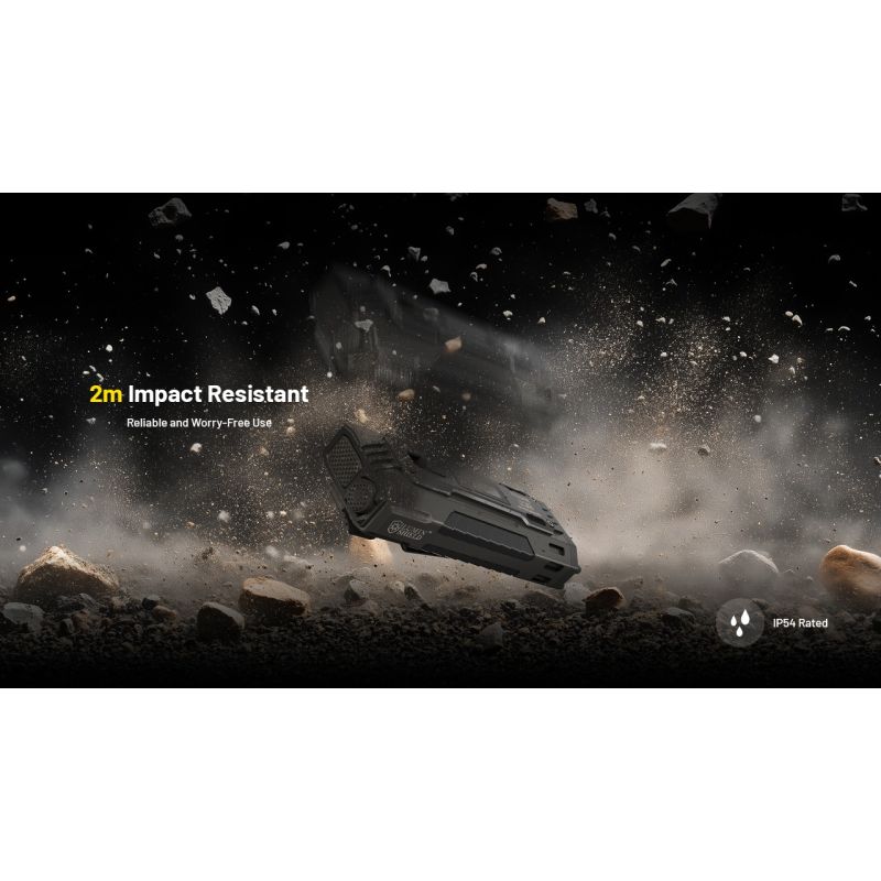 NITECORE EDC37 8000LM USB-C Lampe de Poche Rechargeable - Ultraluminosité & EDC Tactique