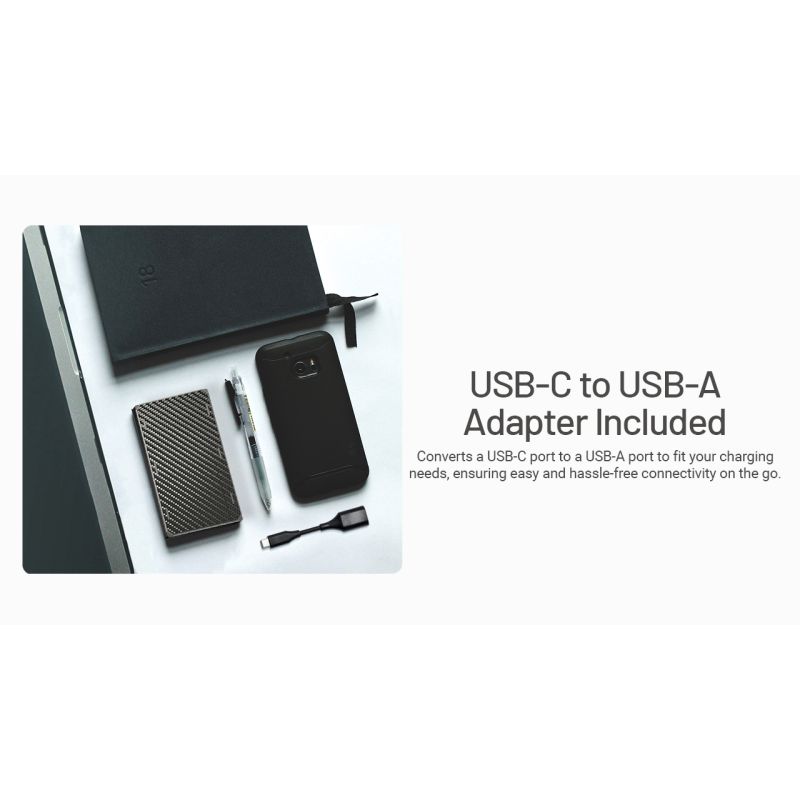 Nitecore NB20000 Gen3 QC Batterie Externe 20000mAh Double Ports USB-C Haute Capacité Charge Rapide Léger Voyage