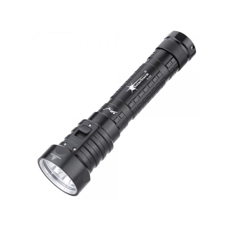 Lampe de plongée Solarstorm DX4S 3000 lumens étanchéité IPX8 pour exploration récif en aluminium durable