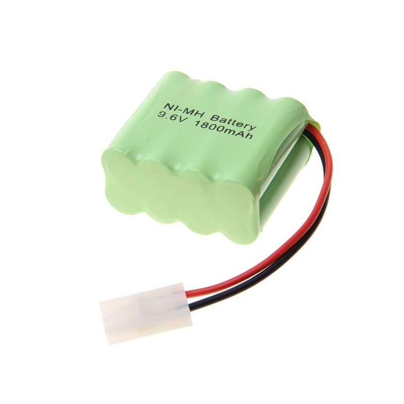 8x AA NiMH 9.6V 1800mAh Batterie Rechargeable Haute Capacité pour Voiture Jouet/Avion, Écologique