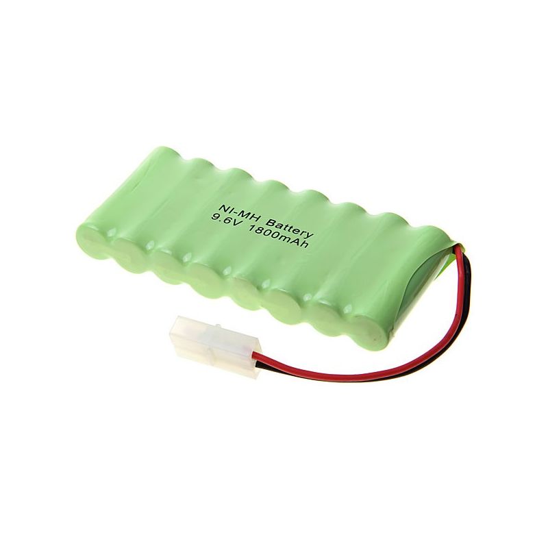 Pile AA Ni-MH 9.6V 1800mAh Rechargeable Écologique Haut Capacité pour Jouets Télécommandés & Modélisme