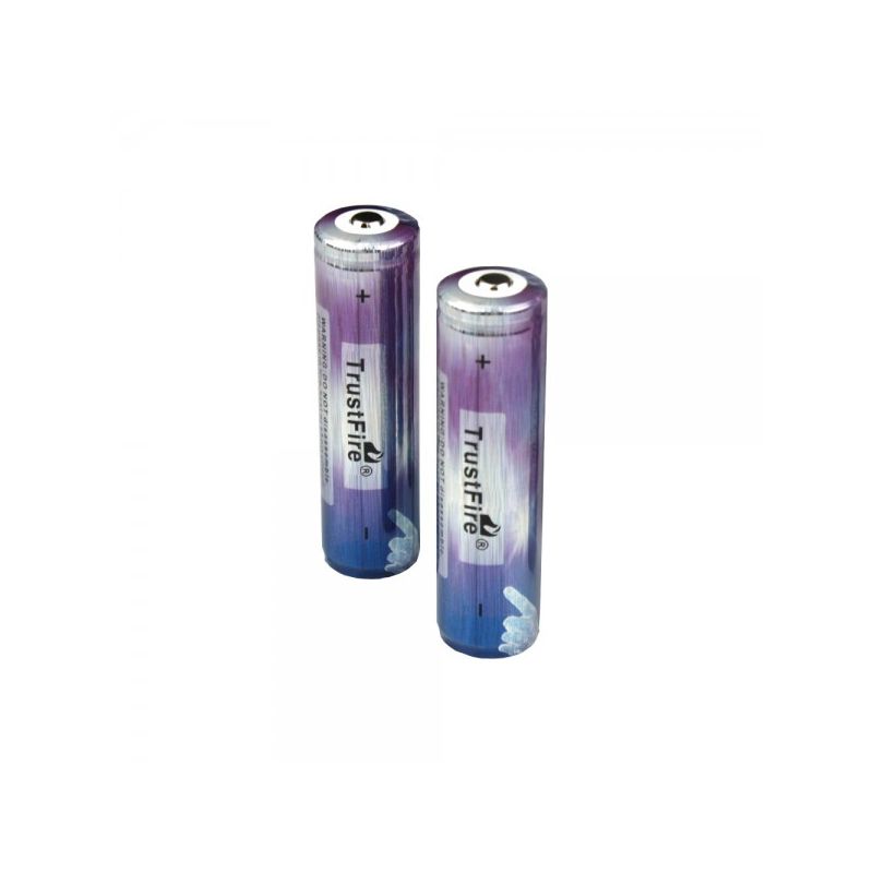 Trustfire 3.7V 18650 2000mAh rechargeable batterie Li-ion protégée haute capacité pour lampes et électronique