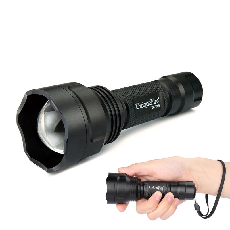 Lampe Zoomable UniqueFire UF-1505 IR 850nm Compacte Haute Performance Idéale pour Opération Discrète Extérieur