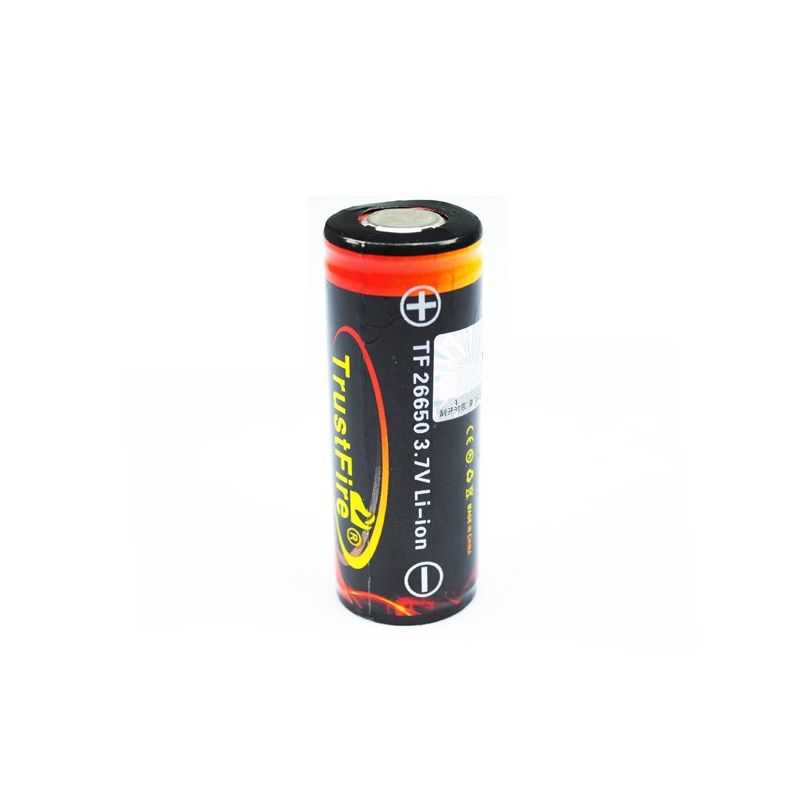 TrustFire TF 26650 Batterie Li-ion Rechargeable 5000mAh Haute Capacité Énergie Durable Protection PCB Externe