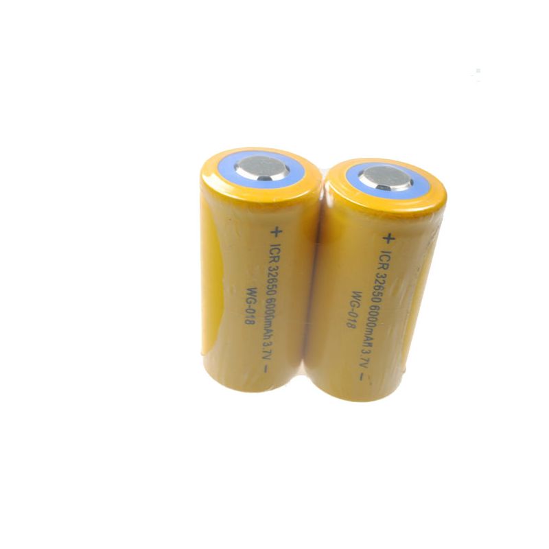 Batterie ICR 32650 6000mAh 3.7V Li-ion rechargeable haute capacité faible auto-décharge solutions économiques