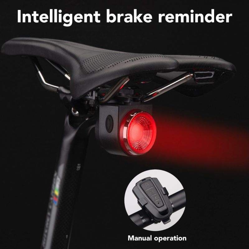 ANTUSI A8 sécurité vélo alarme antivol LED feu arrière visibilité accessoire indispensable cyclisme 700mAh
