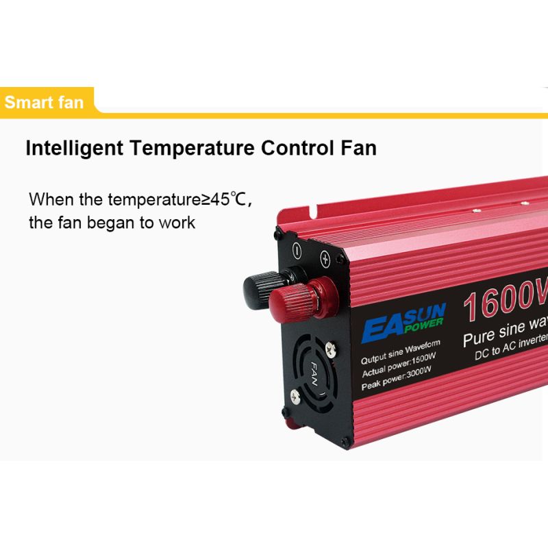 Onduleur à Onde Sinusoïdale Pure 3000W à 1000W Énergie de Camping Haute Efficacité et Performance Durable