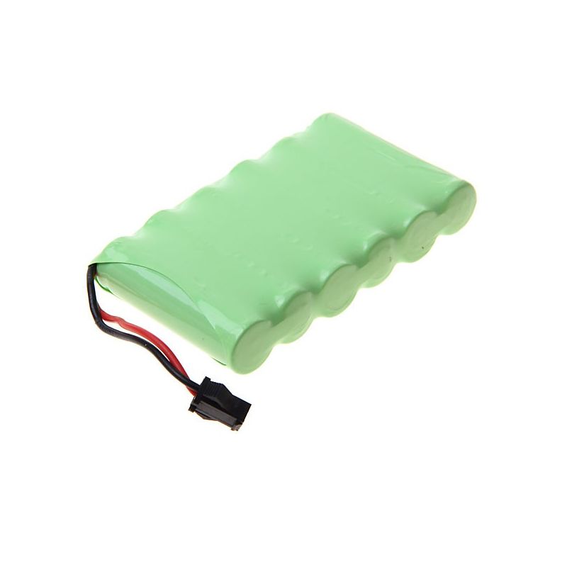 6pcs Batterie Rechargeable NI-MH AA 7.2V 1800mAh pour Jouets RC, Modèles Voitures Avions Bateaux, Longue Durée, Connecteur SM