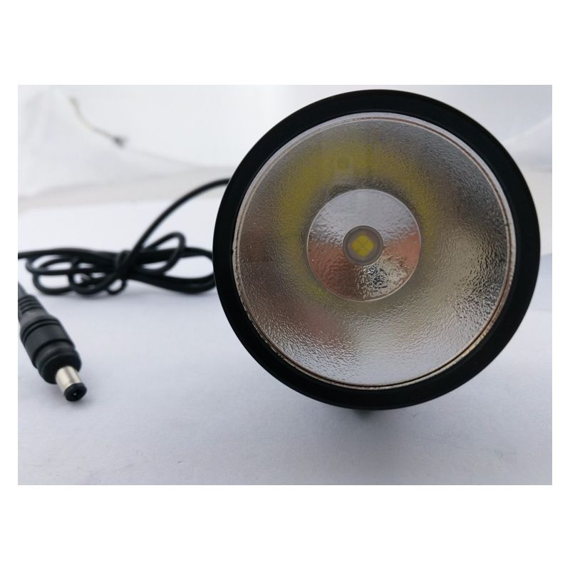 Phare de Vélo XHP70 LED 3500 Lumens Éclairage LED Inclus Batterie Chargeur Bandeau Ajustable Haute Luminosité
