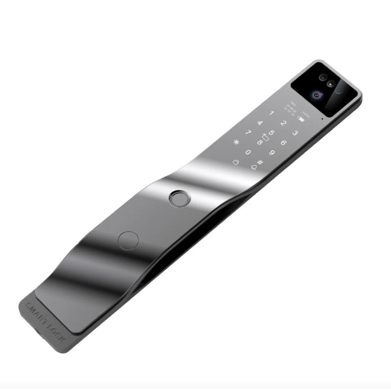 Serrure Intelligente Tuya Wifi 3D avec Reconnaissance Faciale et Empreinte Digitale Sécurité Avancée à Domicile