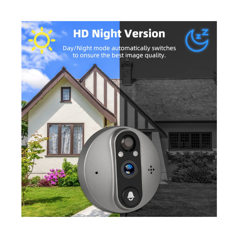 Caméra Vidéo Judas WiFi Tuya Smart 1080P avec Détecteur de Mouvement PIR et Vision Nocturne Sécurité Domicile