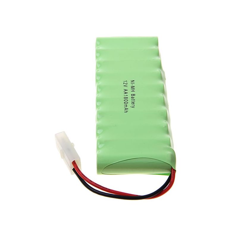 Paet 10x Ni-MH AA Batterie Rechargeable 12V 1800mAh Haute Capacité pour Jouets, Électronique, Longue Décharge