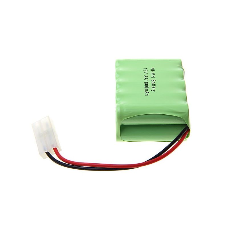 Batterie Rechargeable Ni-MH AA 12V 1800mAh, Lot de 10 Piles Haute Capacité pour Jouets et Électronique, Écologique