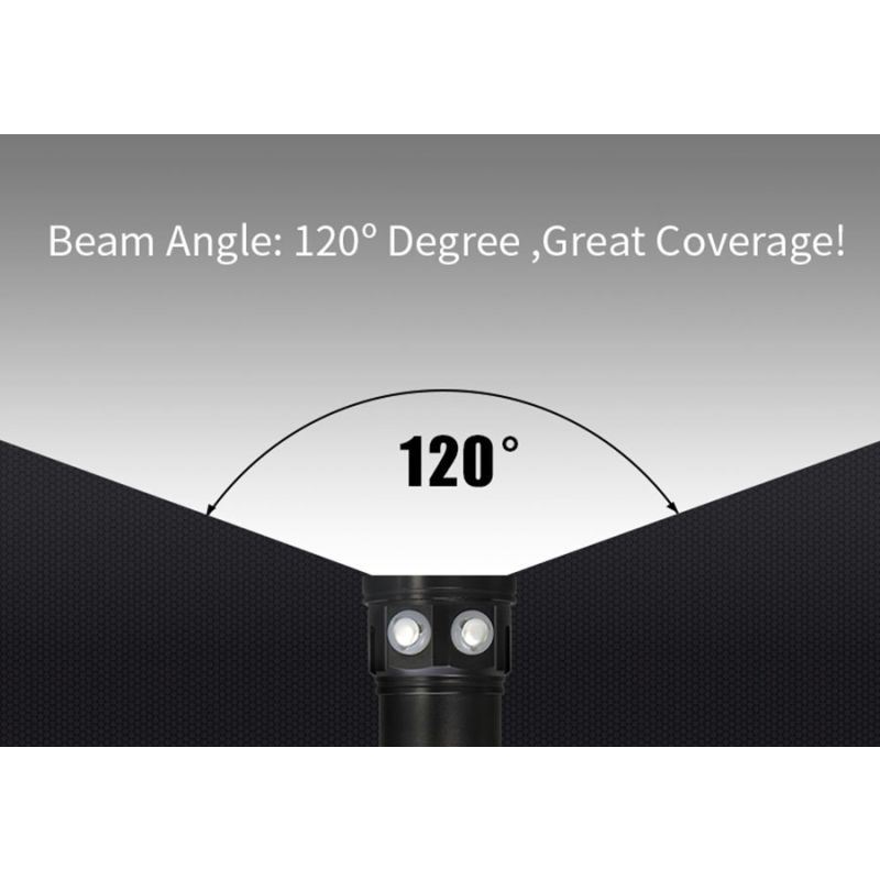 Lampe de plongée sous-marine QH14/QH27 20000 lumens avec LED pour exploration sous-marine et vie marine