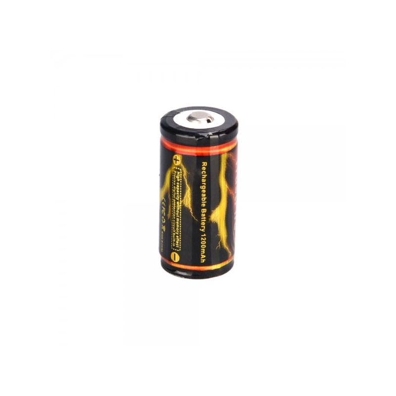 Batterie rechargeable Trustfire 18350 3.7V 1200mAh haute capacité pour lampes de poche avancées appareils électroniques