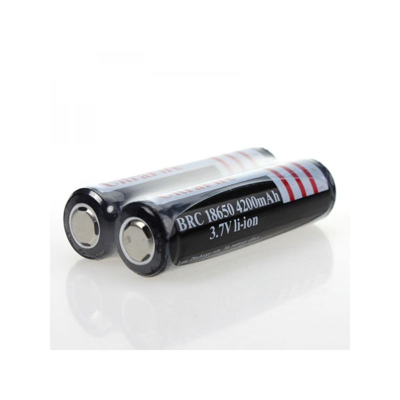 Batterie UltraFire BRC 4200mAh 3.7V 18650 rechargeable puissance fiable pour accessoires électroniques