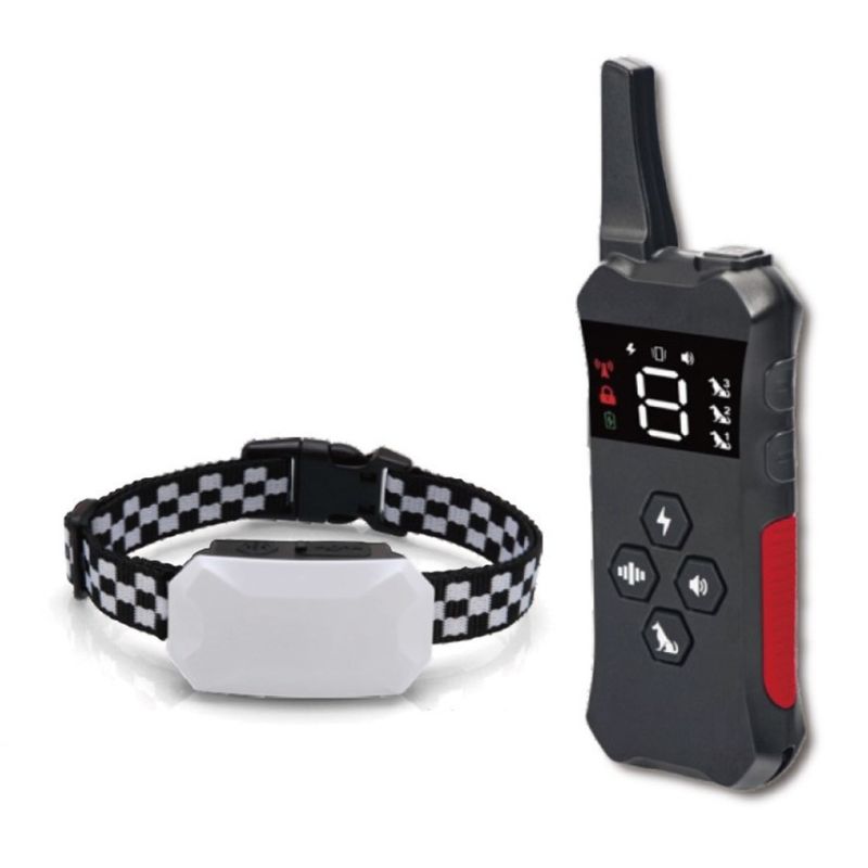 Collier de dressage rechargeable pour chien avec télécommande modes bip vibration choc imperméable 2021