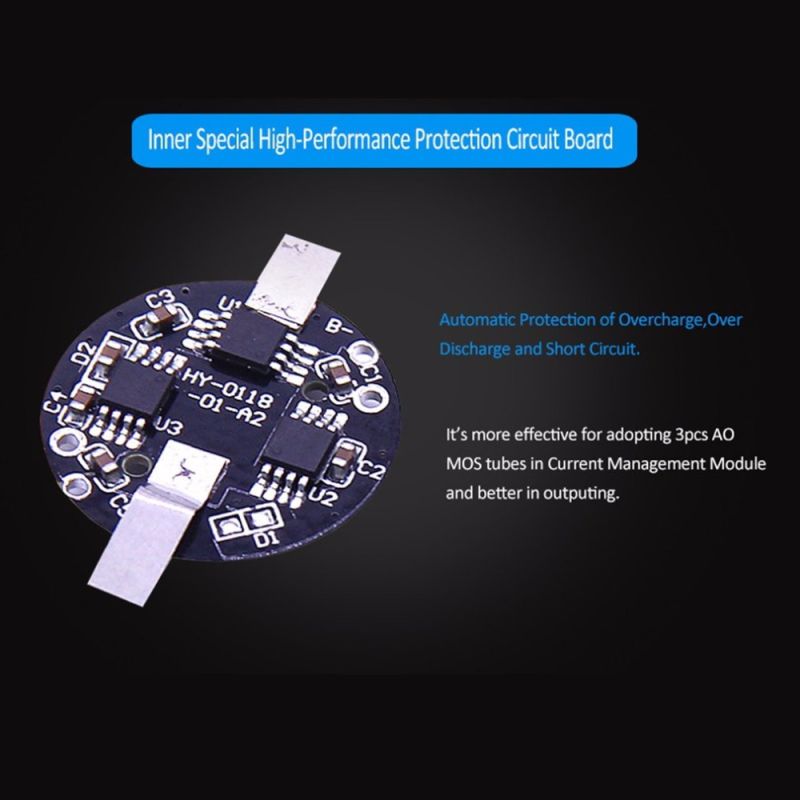 Batterie Li-ion rechargeable 16340 650mAh écologique pour appareils portables durable et économique