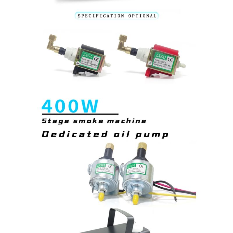 Pompe électromagnétique 55DCB performance silencieuse pompe à huile pour machine à brouillard théâtre 110V 220V