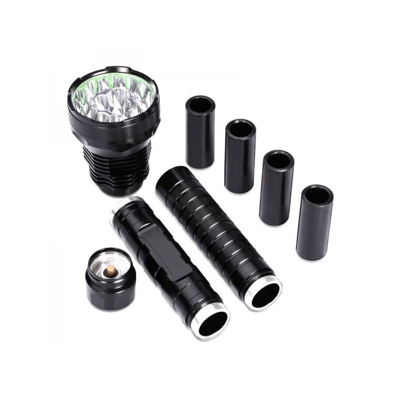 Trustfire 28T6 Lampe Puissante 40000 Lumens Éclairage Extérieur Résistant à l'Eau Aluminium Qualité Aéronautique