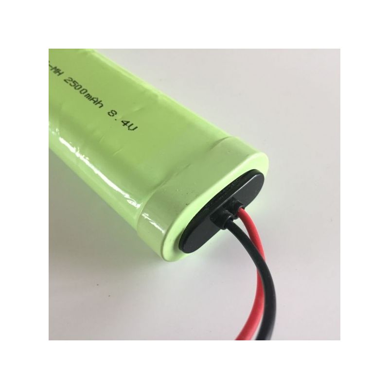 Batterie rechargeable Ni-MH 8.4V 2500mAh haute capacité pour modélisme, voiture jouet, bateau RC - Longue durée sans effet mémoire