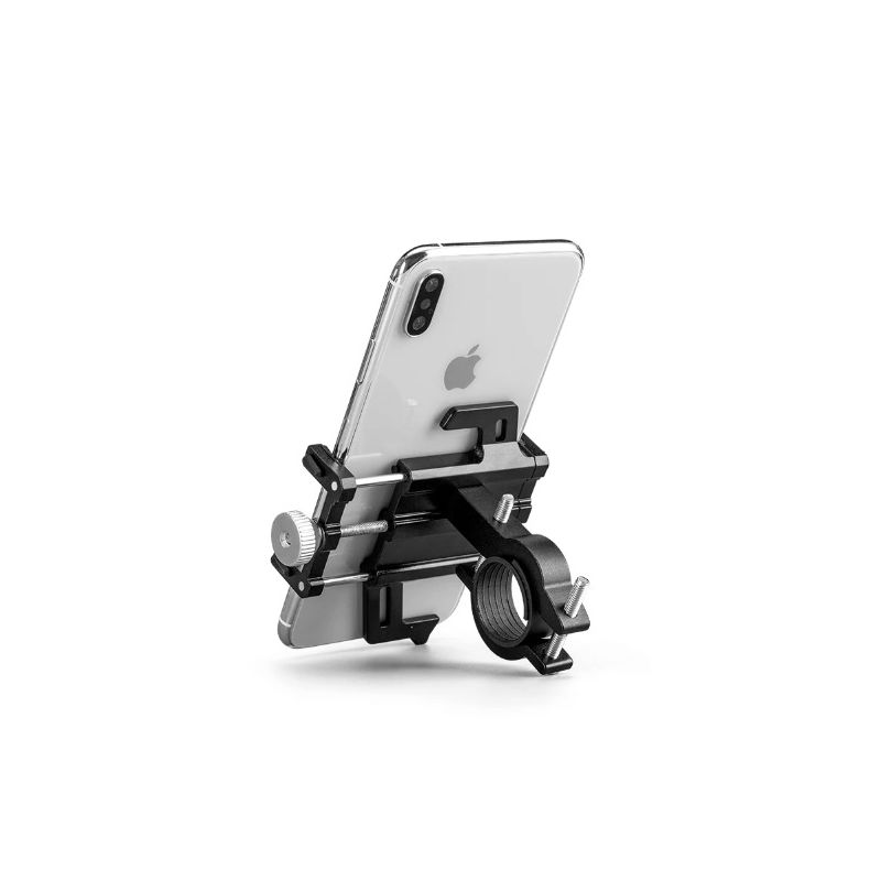 Support smartphone ROCKBROS moto vélo électrique alliage aluminium CNC stable navigation fluide silicone