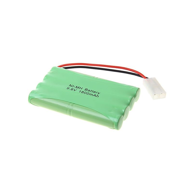8x AA NiMH 9.6V 1800mAh Batterie Rechargeable Haute Capacité pour Voiture Jouet/Avion, Écologique