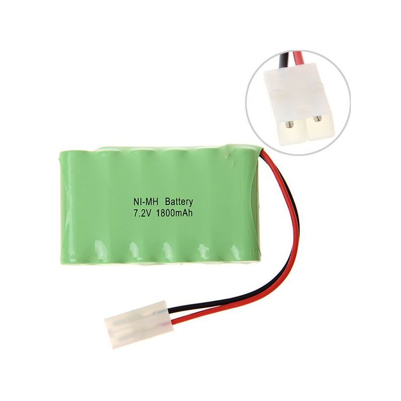 Batterie Ni-MH 7.2V AA 1800mAh rechargeable écologique haute capacité pour jouets télécommandés et matériel photo