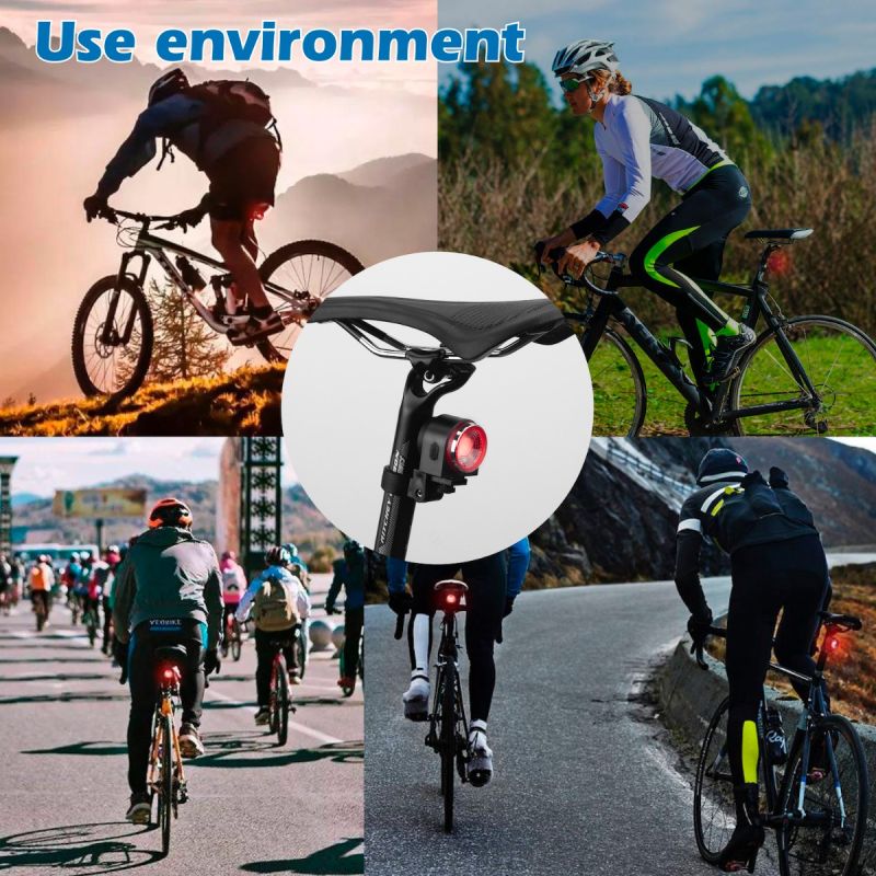 ANTUSI A8 sécurité vélo alarme antivol LED feu arrière visibilité accessoire indispensable cyclisme 700mAh