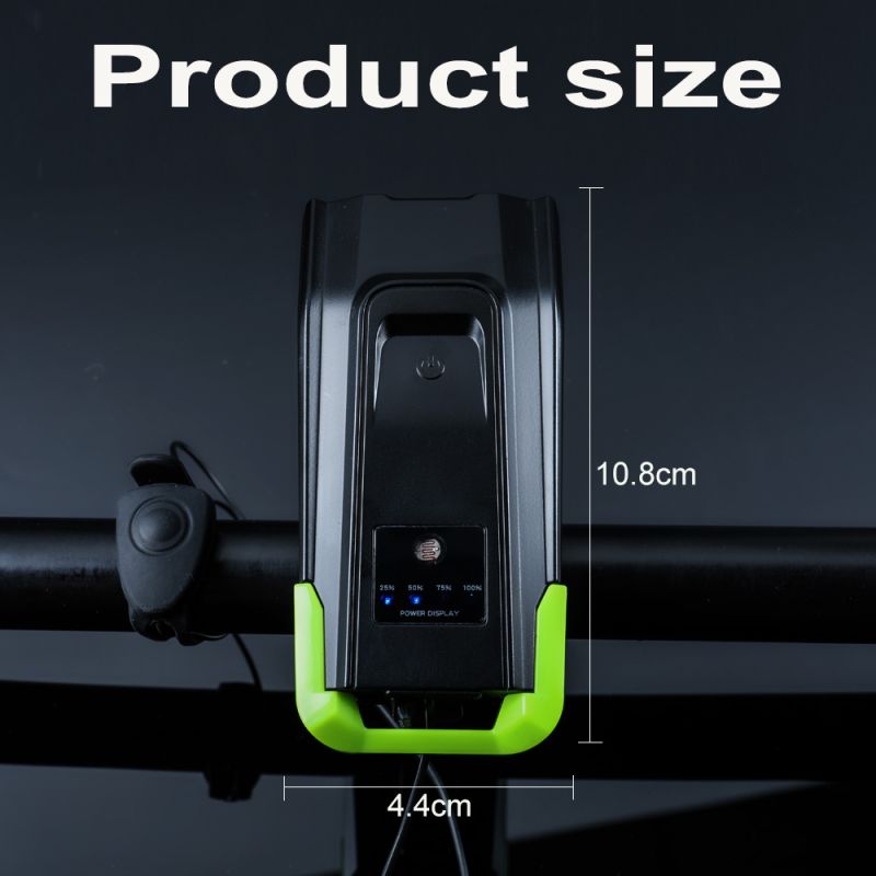 Lumière de vélo T6 2400 lumens USB rechargeable sécurité cyclisme IPX6 imperméable visibilité nocturne