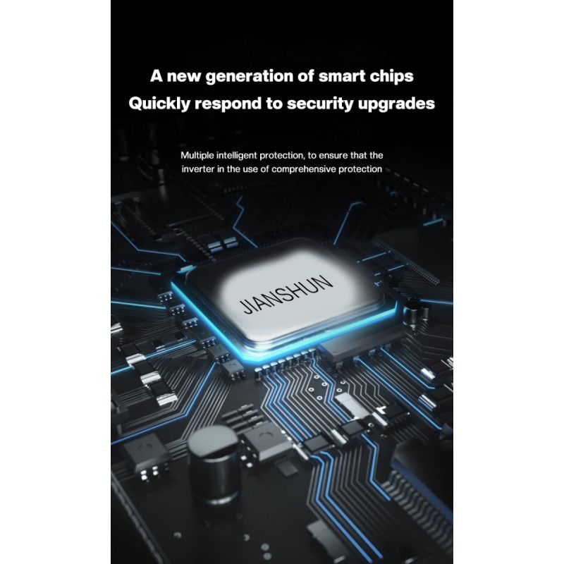 Onduleur à onde sinusoïdale pure 8000W Transformateur DC 24V en AC 220V pour système énergétique hors réseau