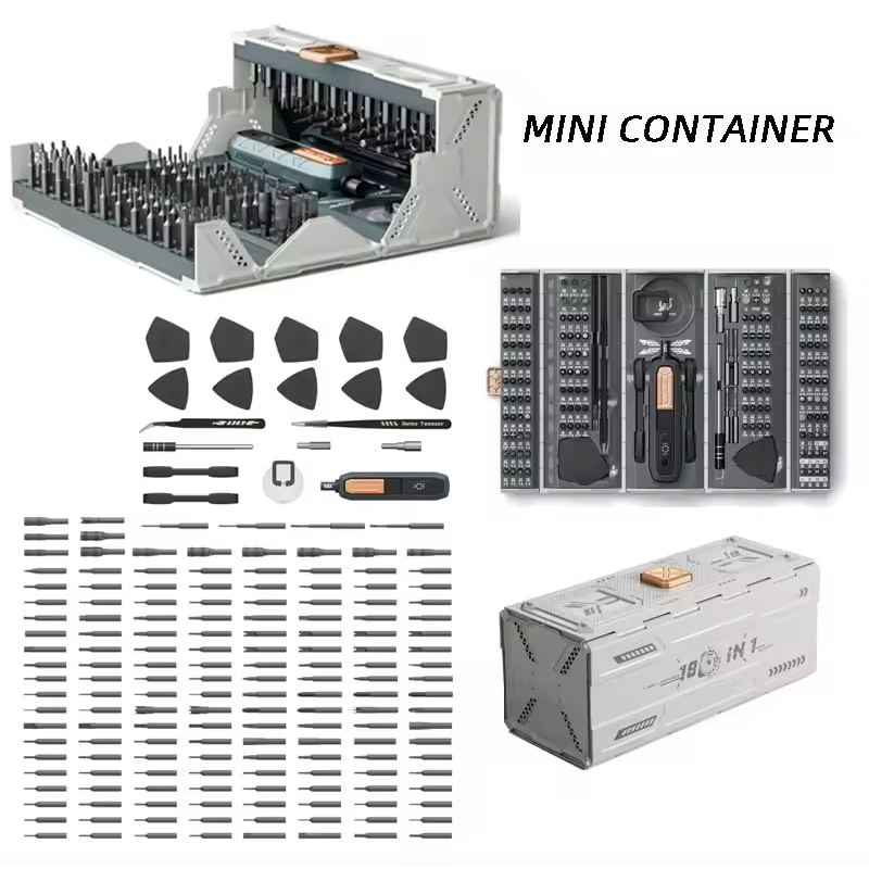 JAKEMY JM-8192 Kit Tournevis de Précision 160 Bits Magnétiques CR-V/S2 pour Réparation Électronique/PC Portable/Montre/Xbox, Outils Pro.