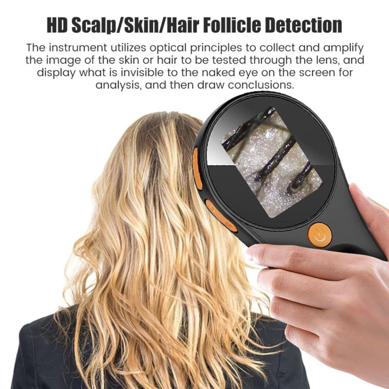 Microscope Numérique 500X | Réparation Électronique, Peau, Pièces de Monnaie | Vidéo 1080P | Portable Dermatoscope