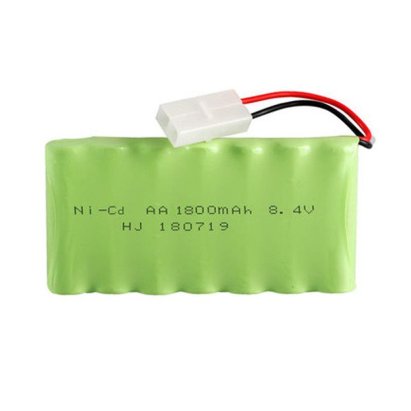 Batterie rechargeable AA Ni-MH 8.4V 1800mAh légère performante écologique pour loisirs RC et télécommande