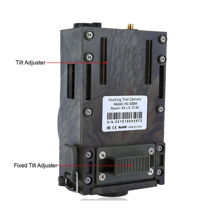 Caméra de chasse HC-300M 12MP vision nocturne infrarouge avec vidéo 1080P et observation de la faune durable
