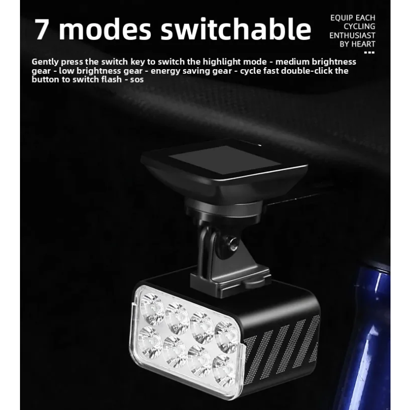 Phare Avant W450 1800 Lumens | Télécommande Sans Fil, Fonction Levage | Sécurité VTT & Urbain