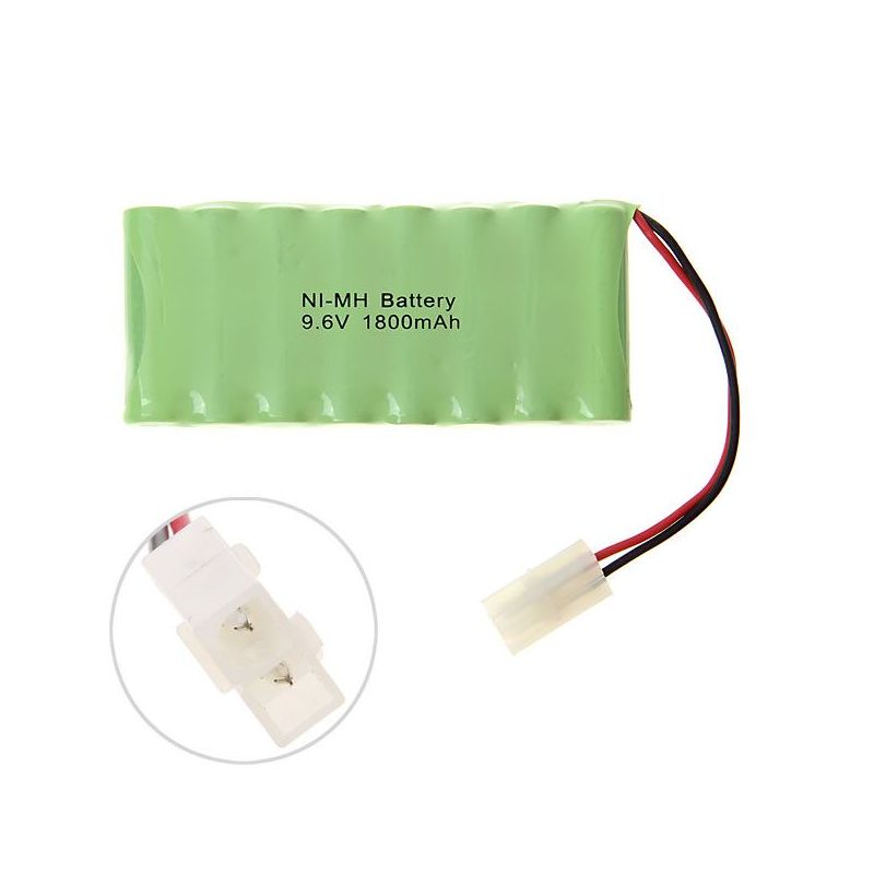 Batterie rechargeable Ni-MH 9,6V AA 1800mAh écologique haute capacité pour jouets et télécommandes
