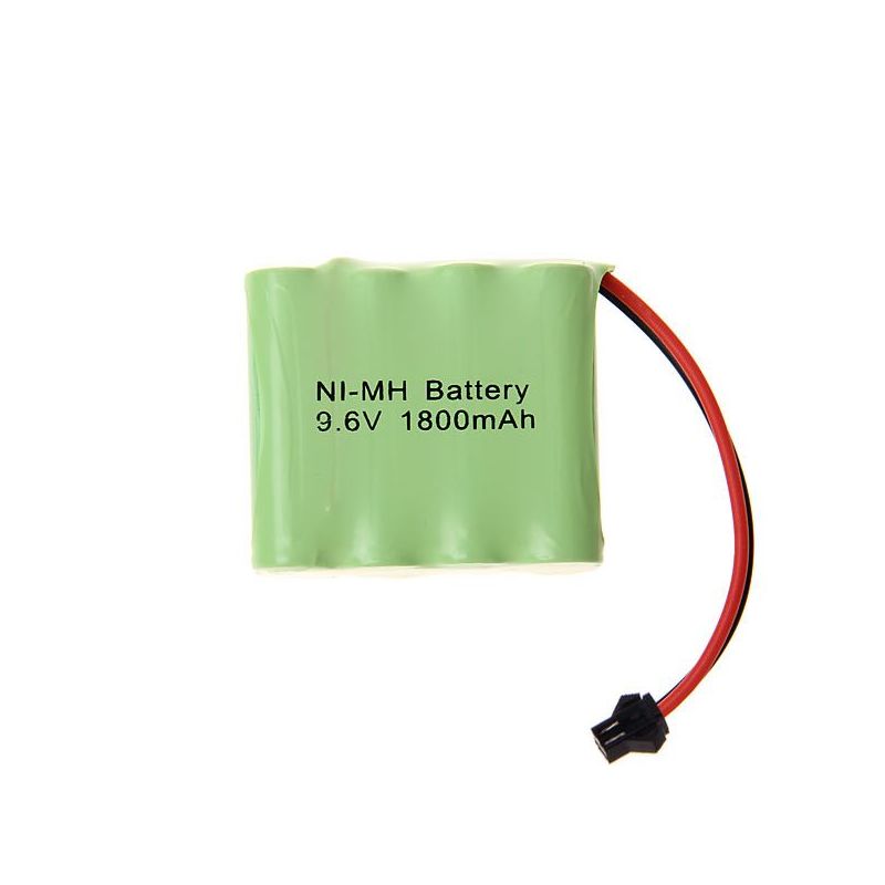 Batterie rechargeable 9,6V AA Ni-MH 1800mAh prise SM écologique pour voitures télécommandées haute capacité