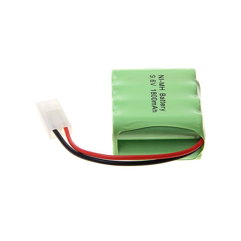 Batterie Rechargeable 9.6V AA Ni-MH 1800mAh Haute Capacité Source d'Énergie Durable pour Appareils Électroniques