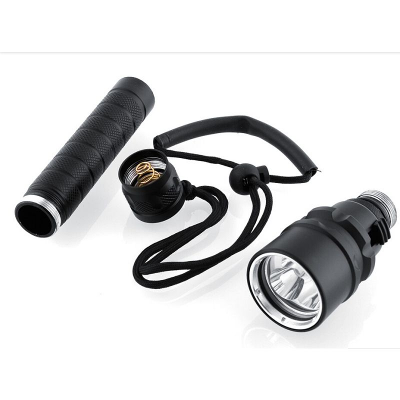 Nouvelle lampe de poche sous-marine 6000 lumens UltraFire plongée aluminimum anodisé visibilité aquatique camping