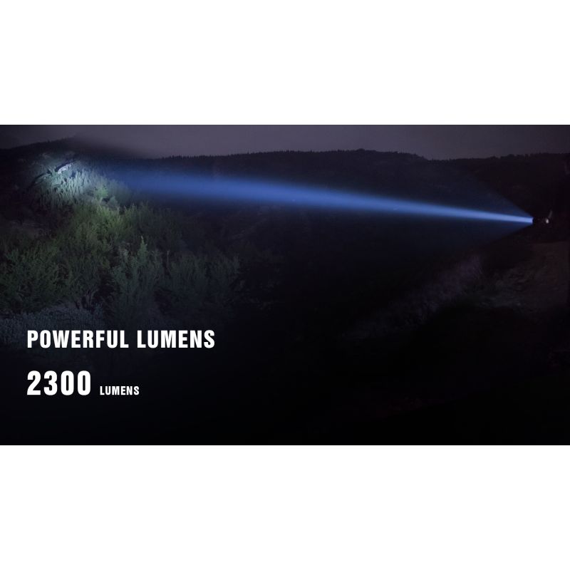 Lampe de poche Trustfire T70 Kit XHP35 HI 2300 lumens longue portée 1000 mètres LED rechargeable aventure outdoor