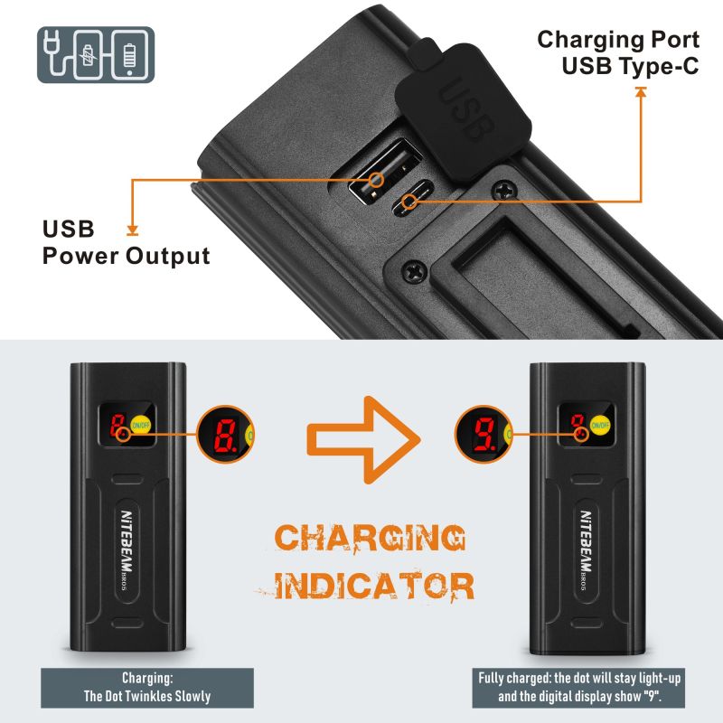 Lumières de vélo NiteBeam BR05 5 LED 5000 lumens phare vélo USB rechargeable sécurité cycliste haute luminosité
