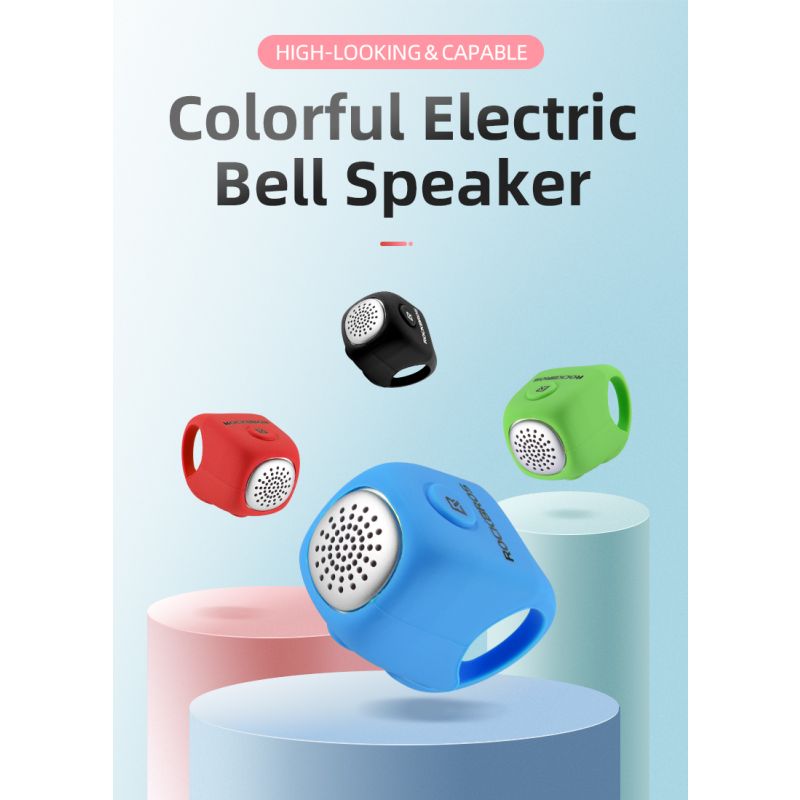 Cloche Électrique Vélo ROCKBROS 110 dB Son Puissant Étanche Sécurité Cyclisme Urbain et VTT Accessoire Essentiel