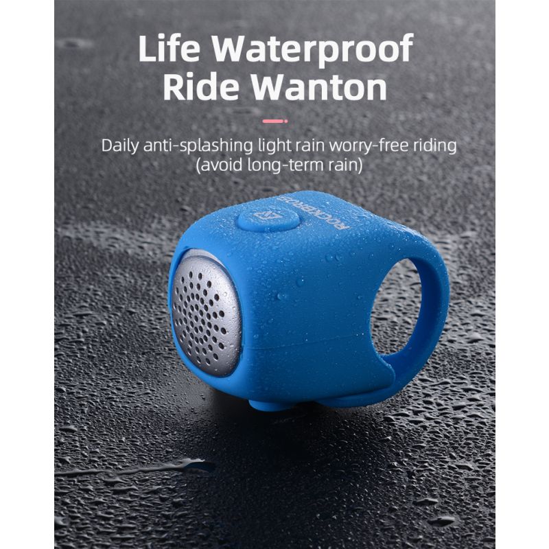 Cloche Électrique Vélo ROCKBROS 110 dB Son Puissant Étanche Sécurité Cyclisme Urbain et VTT Accessoire Essentiel