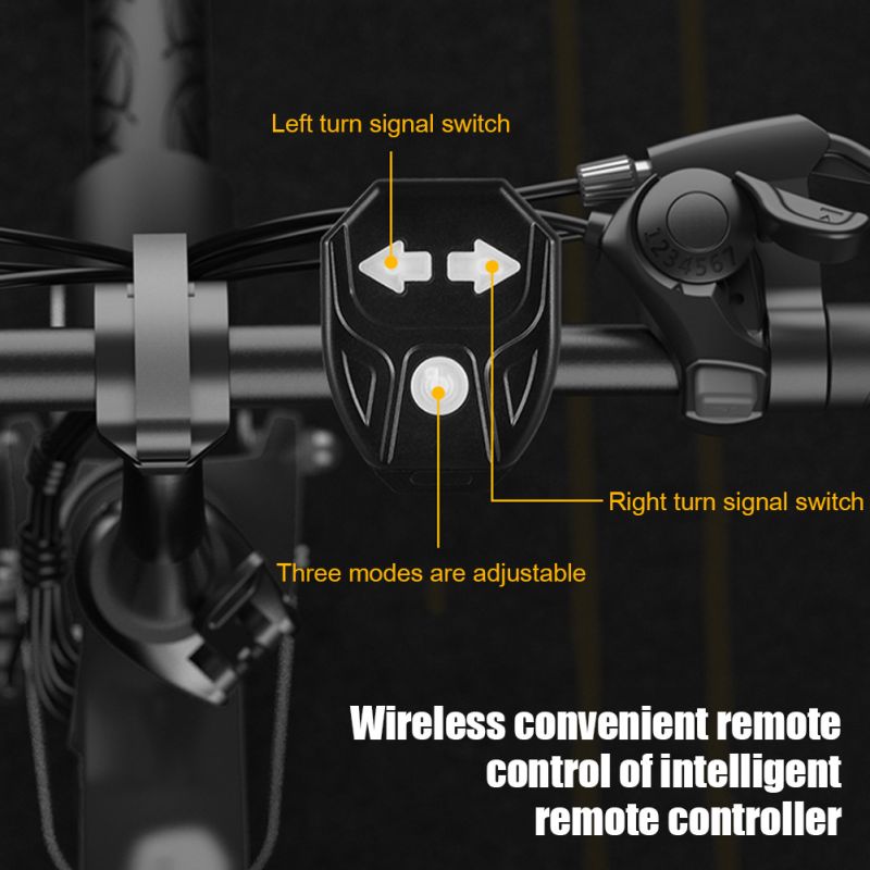 Clignotant Vélo Feu Arrière LED Haute Efficacité Rechargeable USB Accessoire Sécurité Sans Fil Cyclisme Extérieur