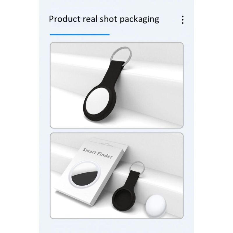 Mini traqueur GPS Bluetooth 4.0 dispositif anti-perte léger design compact recherche en un clic pour animaux et clés