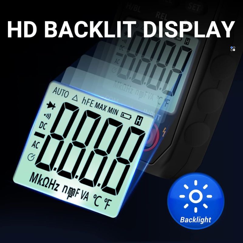 ANENG ST180 multimètre pince ampèremétrique numérique, testeur 4000 pts NCV AC/DC, outils électricien portable